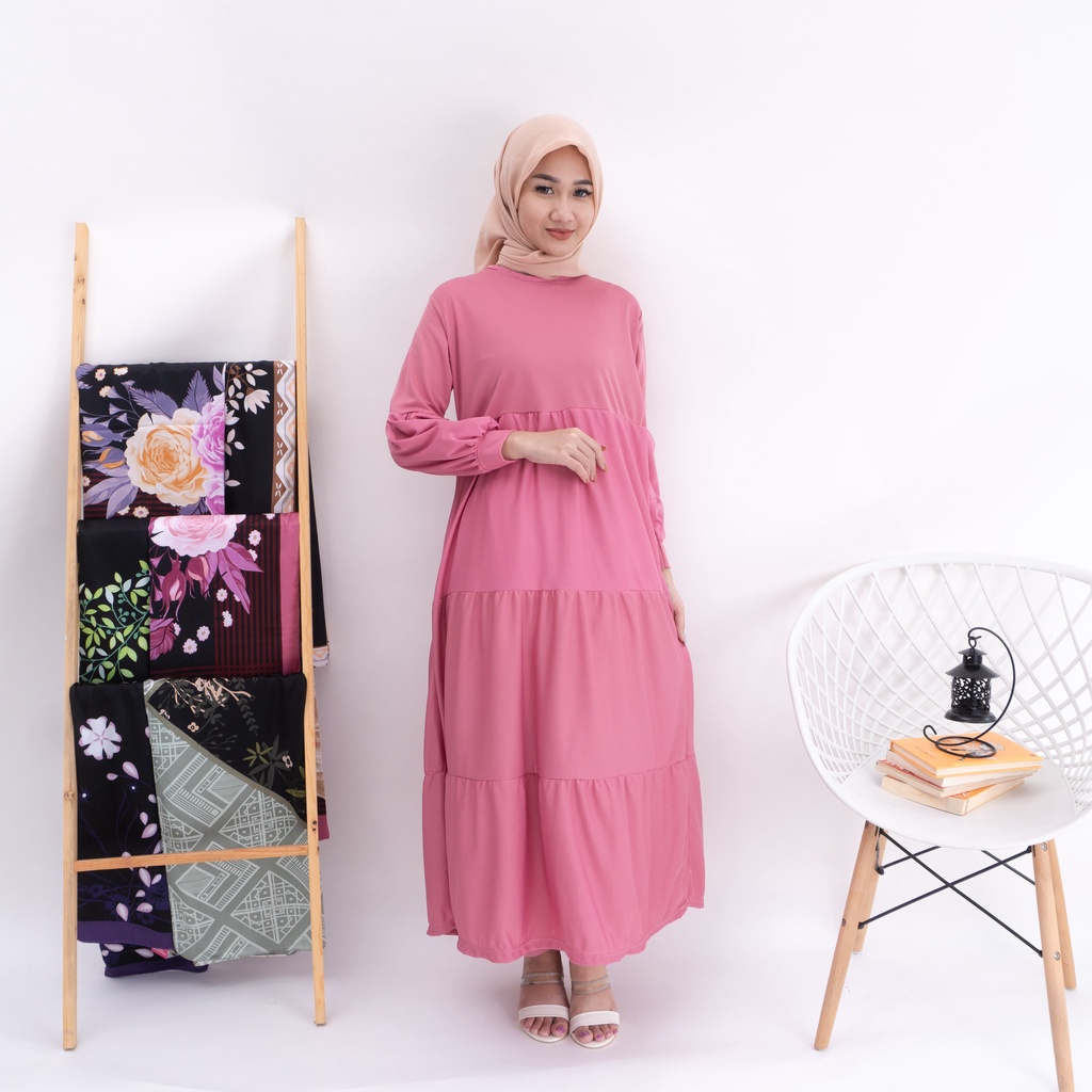 IL - Gamis Wanita Devi | Maxy Wanita Lengan Panjang Fashion Muslim