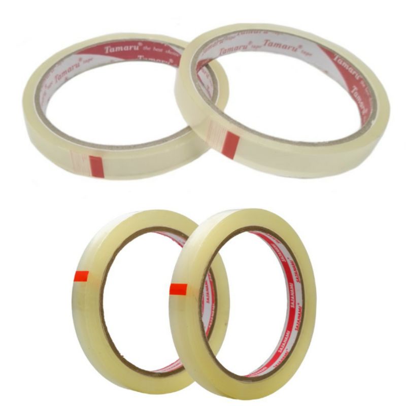 

isolasi bening 1/2" Inch 12mm x 72 Yard selotip solasi lakban tape