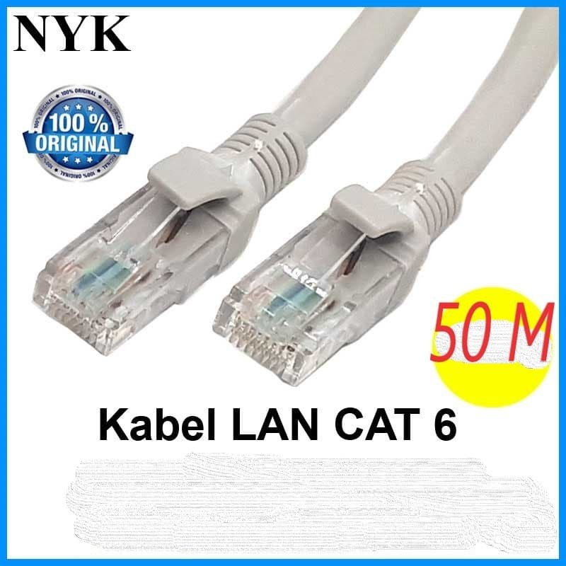 NYK Cable LAN CAT-6 50M - NYK Kabel Lan Cat6 50 Meter