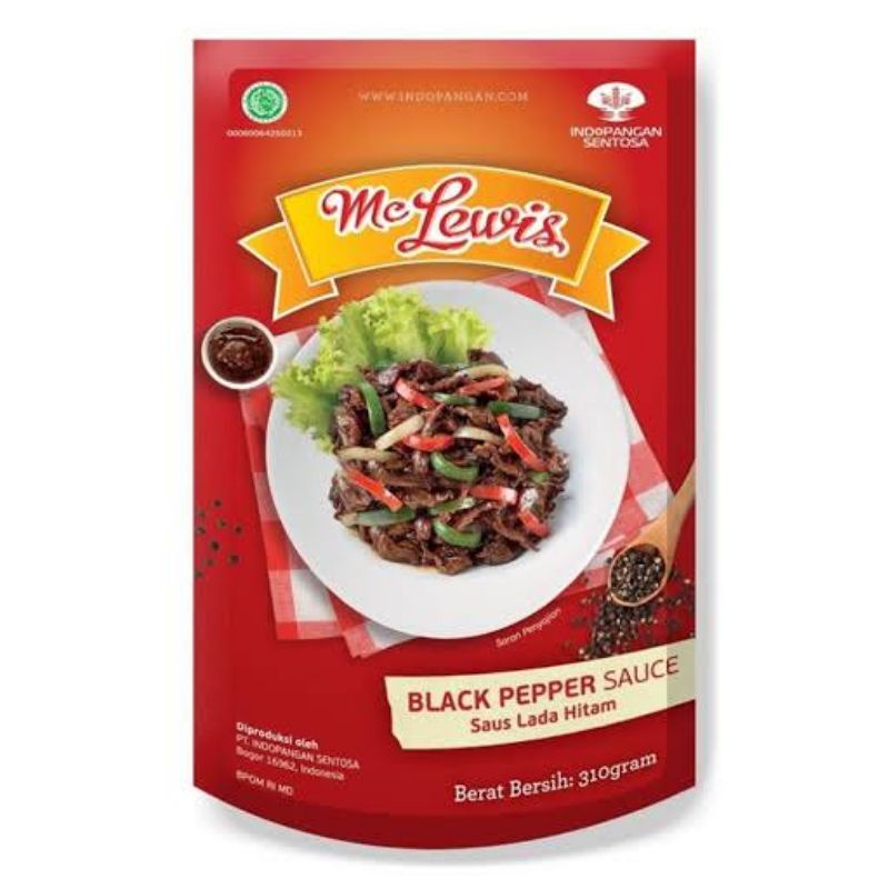 

BLACKPEPPER SAUCE MC LEWIS 310gr