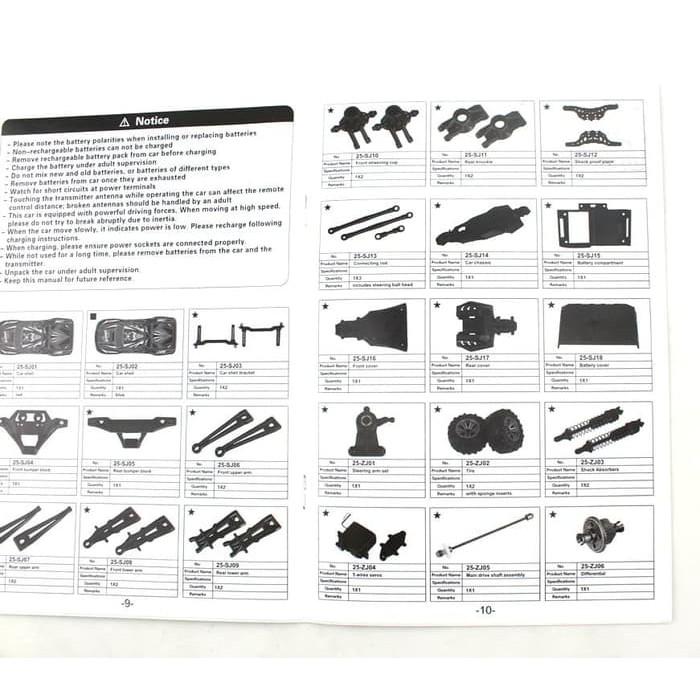 main drive shaft assembly rc car XINLEHONG 9125 25-ZJ05