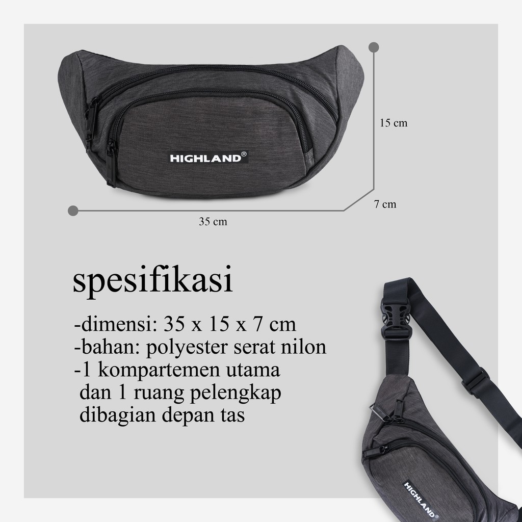 Tas Selempang Pria Wanita Waistbag Tas Fashion Tas Import - KREATIVO