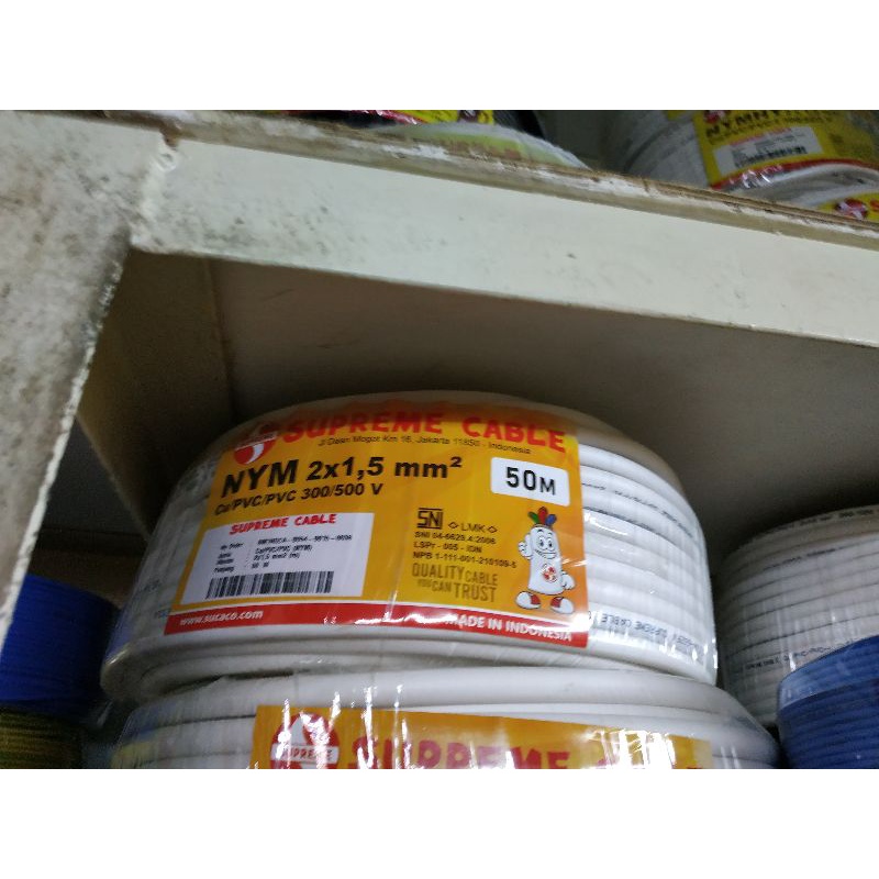 KABEL NYM 2X1,5MM 2X1,5 MM SUPREME ROL 50