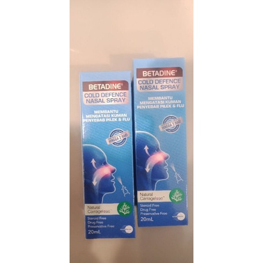 betadine cold defence nasal spray