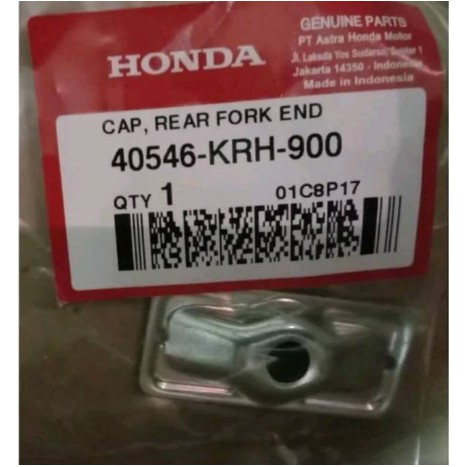 PLAT SETELAN RANTAI CRF150 40546-KRH-900 PLAT PENYETEL RANTAI CRF150L ORIGINAL AHM
