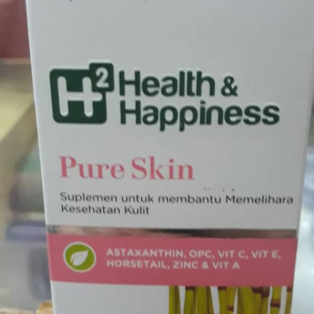 H2 health & happiness pure skin isi 30 tablet