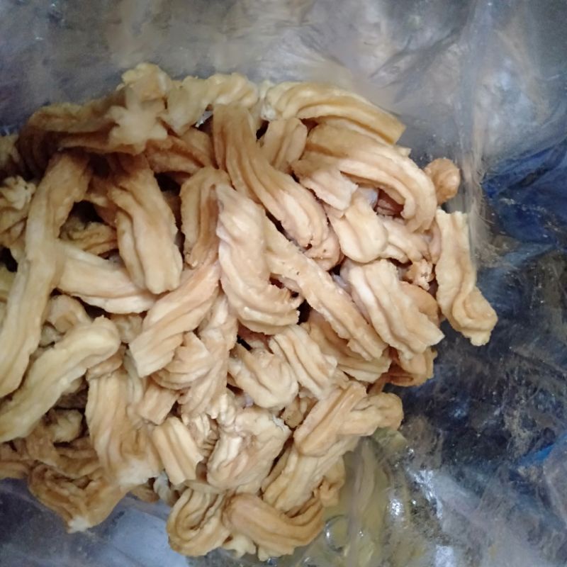 500 gr snack kecipir /churros kiloan kering /cipir ketan wijen /cipiran panjang untir untir