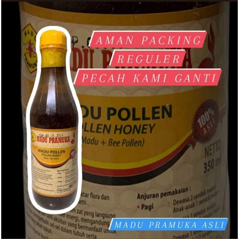 

MADU PRAMUKA (MADU POLEN) 350 ml