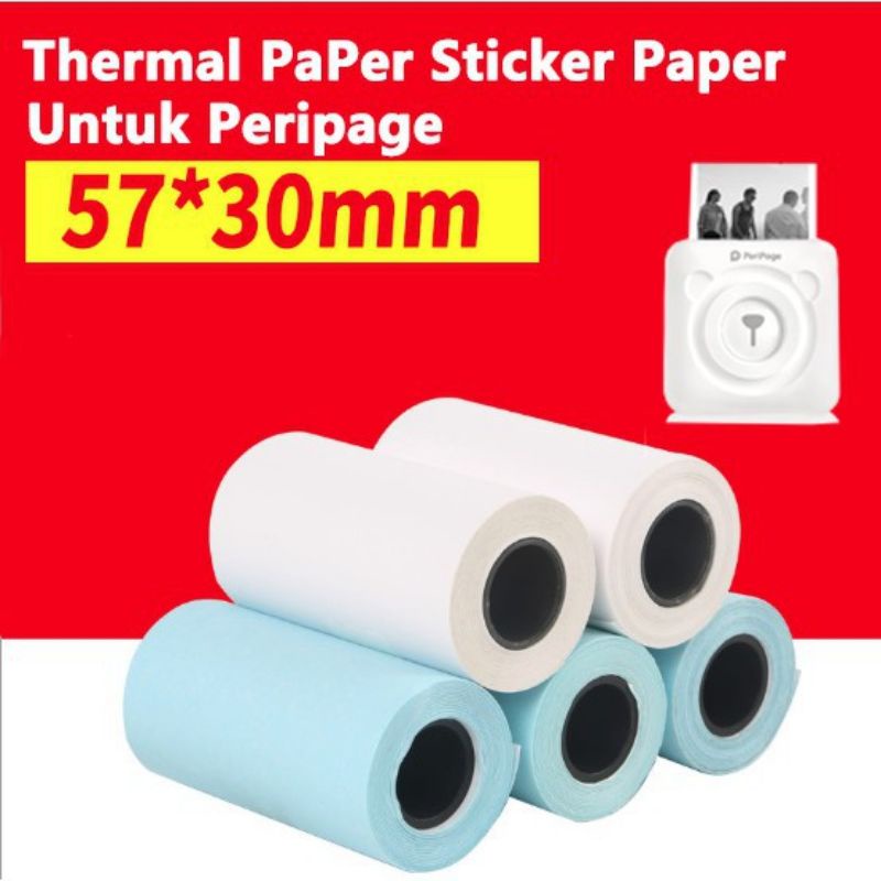

Kertas Sticker Thermal Paperang Peripage 25mm