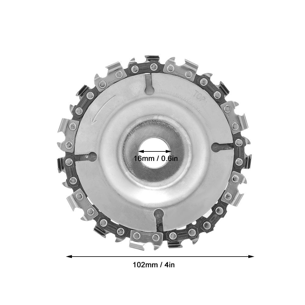 mata grinda gergaji disc chainsaw 4&quot; 22T wood carving disc saw chain 22 t circular mesin gerinda