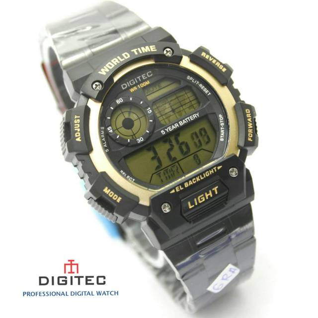 JAM TANGAN DIGITEC DG 3071T STAINLESS ORIGINAL