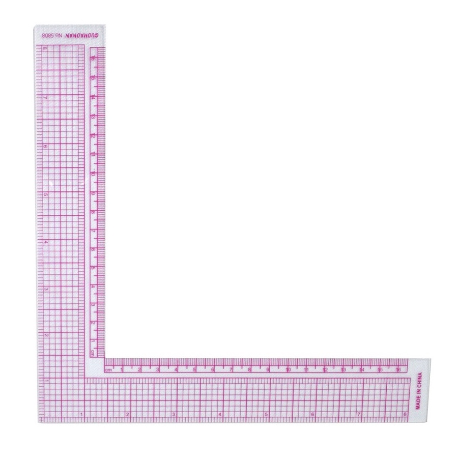 Penggaris Jahit No 5808 / Quilting Ruler / Penggaris Jahit Pola Kain 16 CM