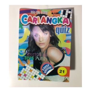 GOS -F308- BUKU TTS 1 PCS - BUKU TTS TEKA TEKI QUIZ - 1PCS BUKU TTS QUIZ SILANG