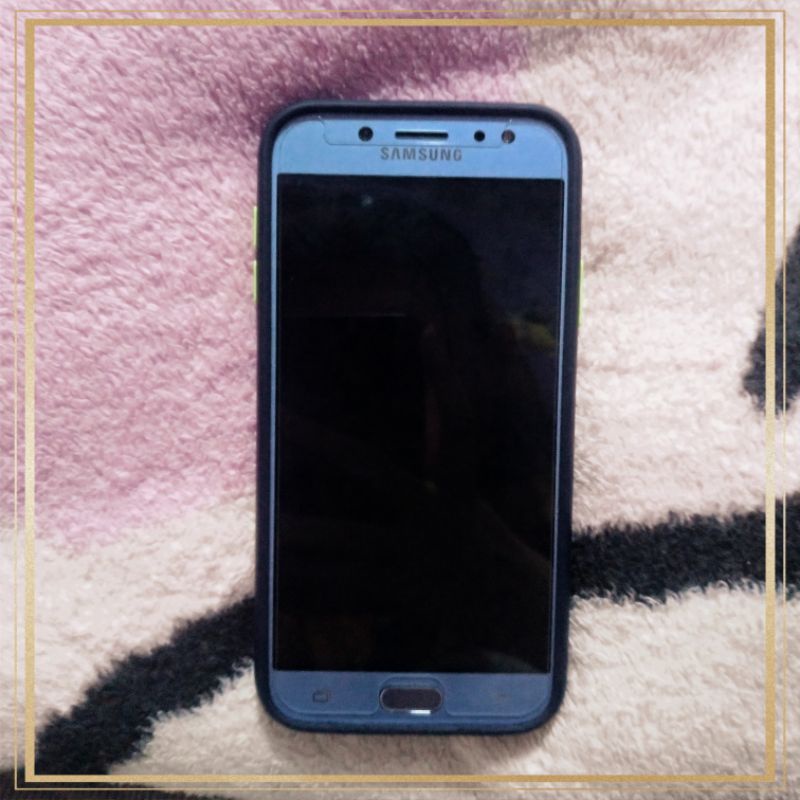 Handphone Second Samsung J7 Pro Fitur canggih NFC RAM 3/32 GB + Softcase &amp; Tempreglass