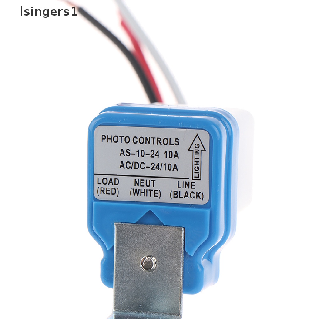 (lsingers1) Saklar Lampu Jalan AC 24v 110v 220v Dengan sensor on / off