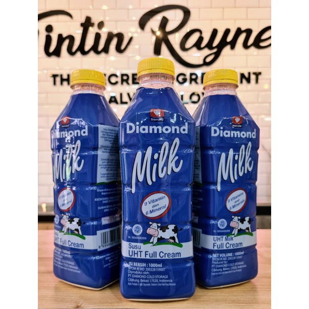 Diamond Susu UHT Full Cream Botol 1liter