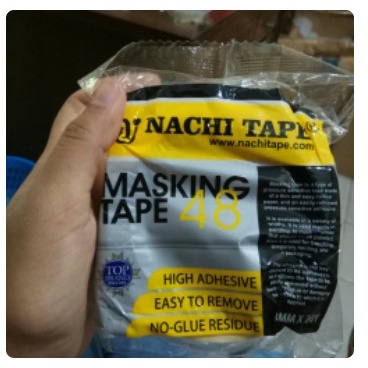 

NACHI Masking Tape / Lakban Kertas 2 inch (48 mm) x 20 yards