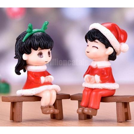 Miniature Lover Figures - Lovers Couple Figurines #21 (2pcs)