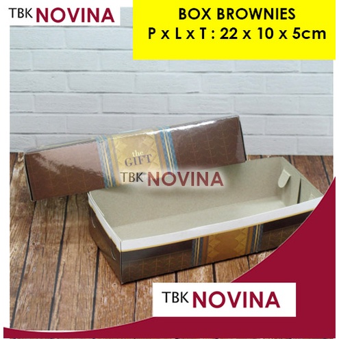 KOTAK KUE BROWNIES / BOX BROWNIS/ DUS BOLU KUE ULANG TAHUN GRETEL BRONIS