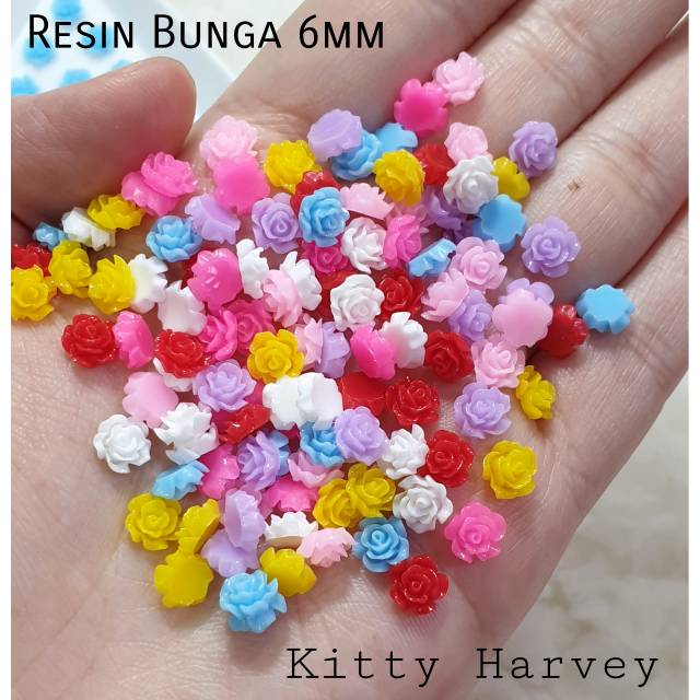 Resin Bunga 6mm