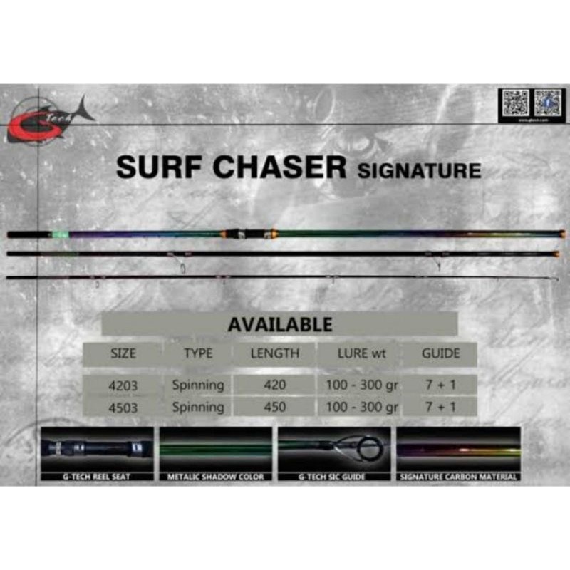 joran surf G-TECH SURF CHASER  4203