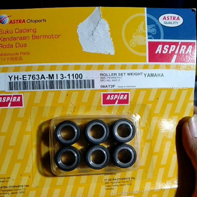 Roler set Yamaha Mio M3.mio z merk aspira