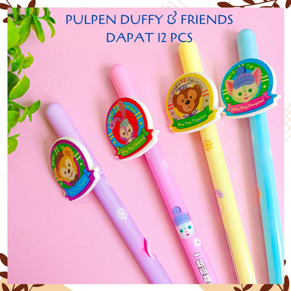 

SELUSIN PULPEN DUFFY AND FRIENDS ISI 12 PCS MURAH ALAT TULIS LUCU GEL PEN KARAKTER UNIK MURAH PULPEN KARAKTER PENA BOLPEN ALAT TULIS KANTOR SEKOLAH ANAK GIFT KADO