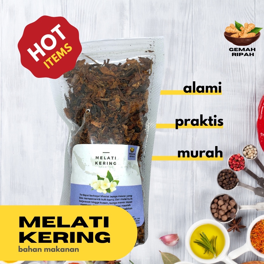 

Pure Dried Jasmine/Bunga Melati kering