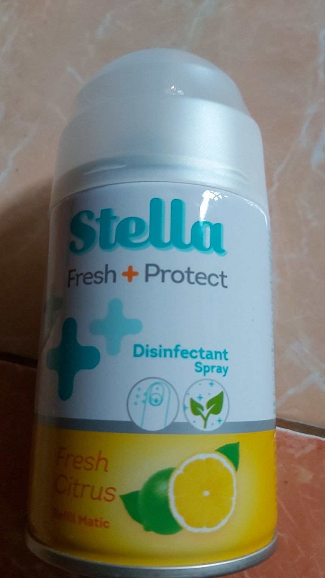 Stella Matic Fresh & Protect Refill 225ml Disinfectant & Pengharum Ruangan Fresh Citrus Floral