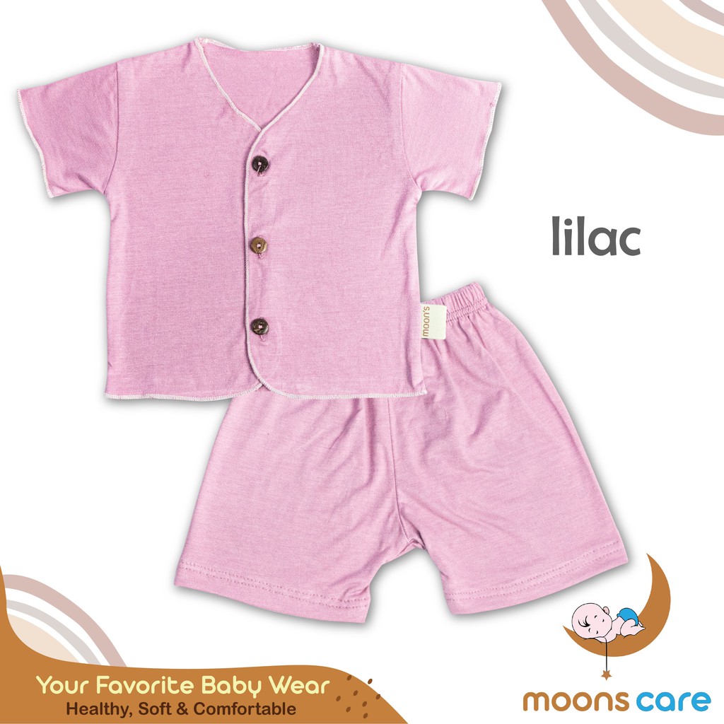 Newborn MOONS STELAN PENDEK POLOS PREMIUM  NEWBORN MOONS STELAN BAJU BARU LAHIR NEWBORN BAJU BAYI