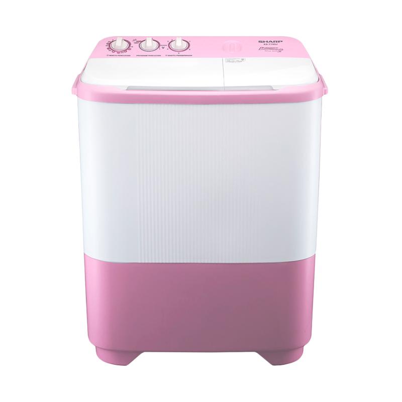 SHARP ES T 99 SJ PK PINK PUREMAGIC MESIN CUCI SEMI AUTO 9 KG / EST99SJPK