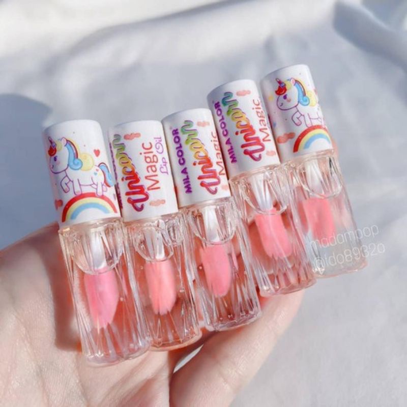 LIP OIL SOFT PINK LIP OIL UNICORN MIRA COLOUR BEST SELLER PELEMBAB BIBIR MUST HAVE