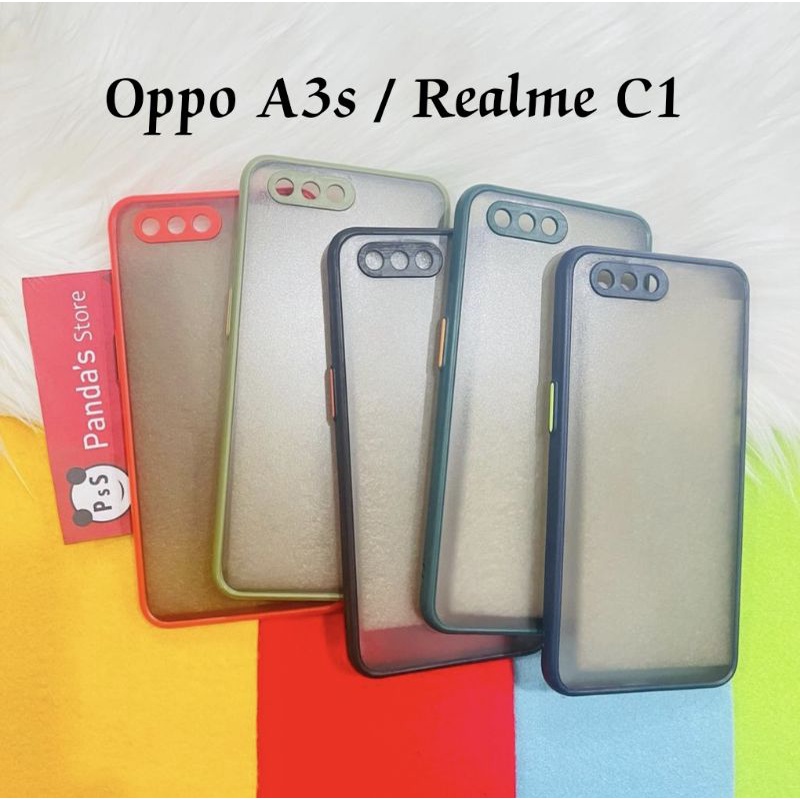 Case Oppo A3s / Realme C1 My choice + Pelindung Kamera softcase Original Dove Oil [PSS]