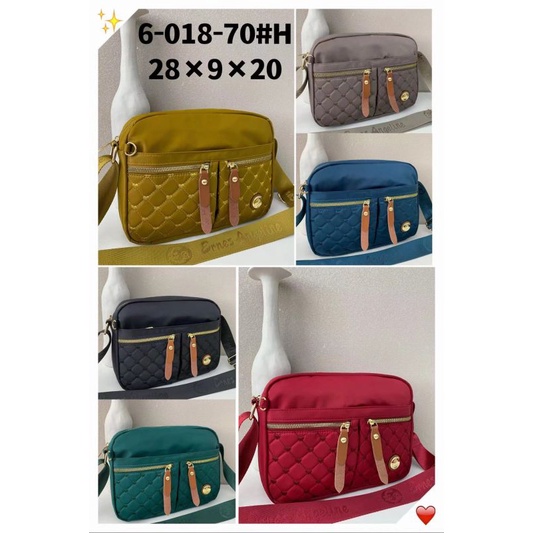 Tas Wanita Slempang Ori Ernes Angeline 6-018-70 + Dustbag