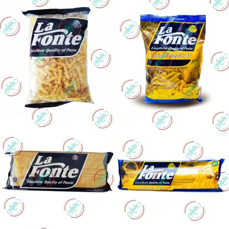 Jual Pasta La Fonte Short 500gr Series Macaroni Fusilli Chiferi Penne