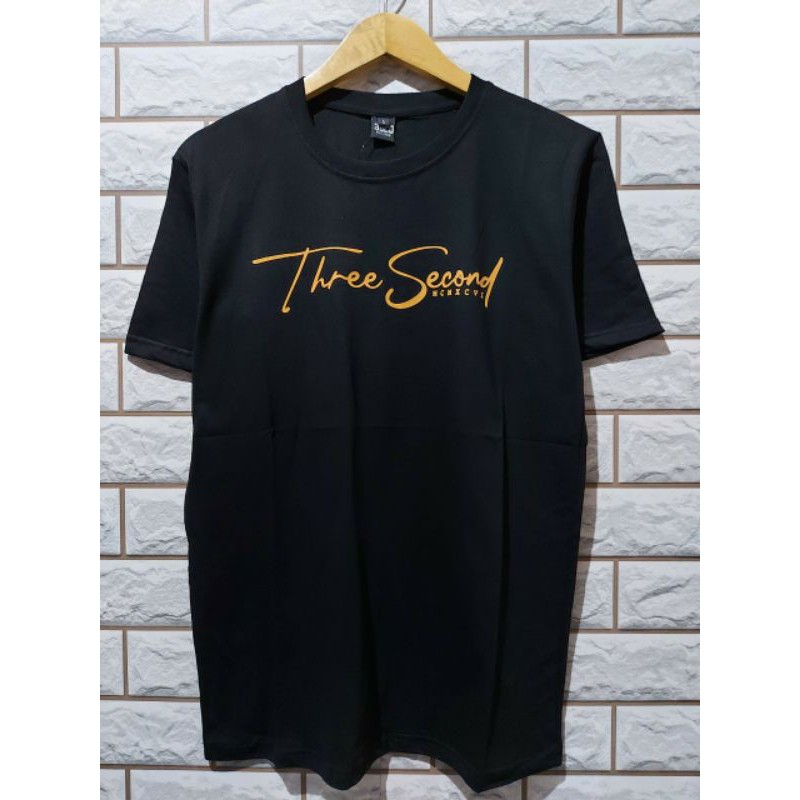 KAOS DISTRO THREE SECOND TERBARU/KAOS THREE SECOND MURAH/KAOS THREE SECOND PRIA