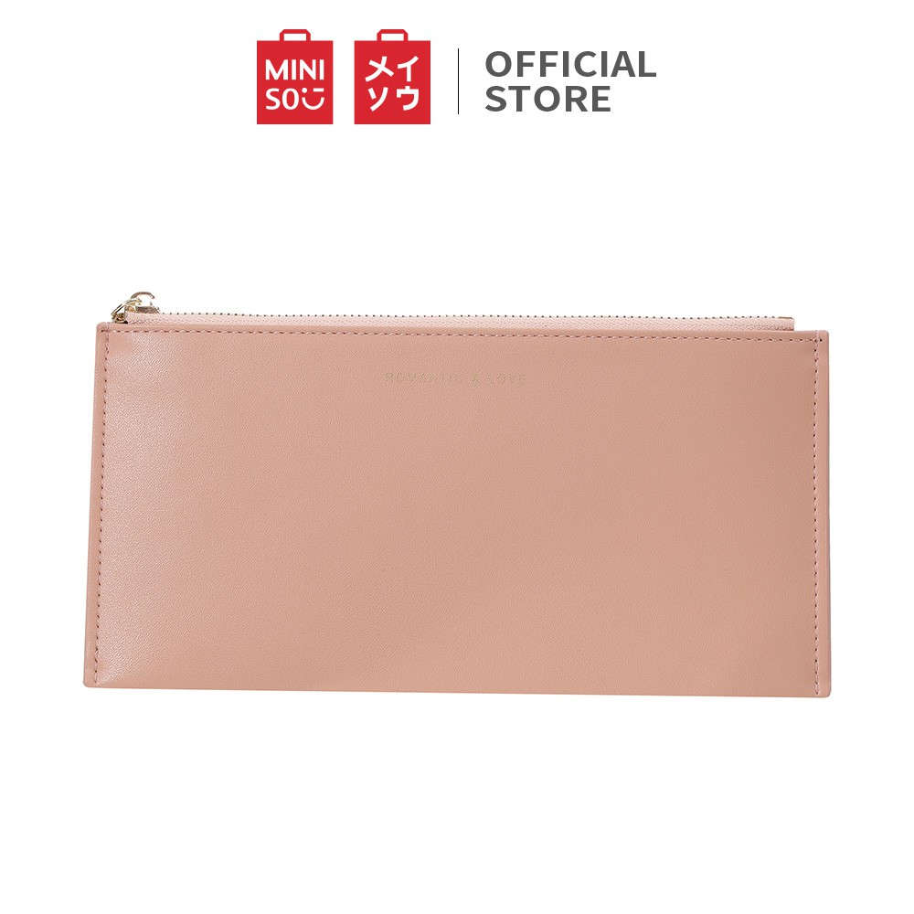 MINISO Official Dompet Zipper Simple Polos Fashion Elegant 