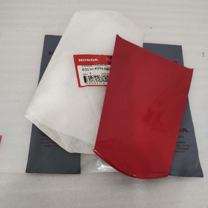 Sambungan Body Belakang cover stop Honda karisma kharisma Supra x 125 old lama Merah ORIGINAL 83510-