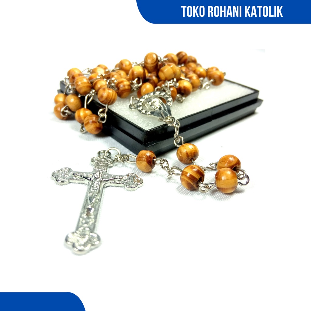 ROSARIO KALUNG POLOS / ROSARIO BULIR KAYU / ROSARIO MURAH