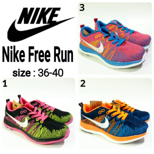 Sepatu nike woman free run sepatu wanita senam termurah sepatu lari free run