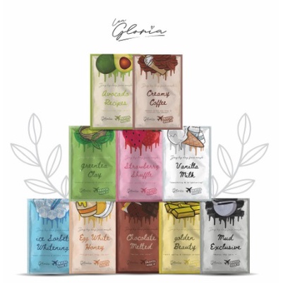 ✨SHASYA✨  MASKER ORGANIK BUBUK BY LEA GLORIA - LEA GLORIA FACE MASK BPOM 20 GR