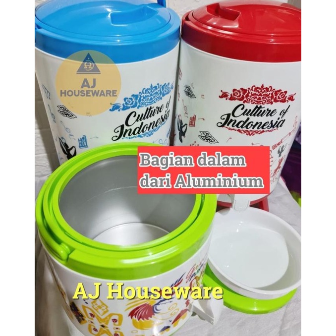 DRINK JAR/TEMPAT AIR MINUM/ DISPENSER ROMA ALUMINIUM GLOBAL EAGLE