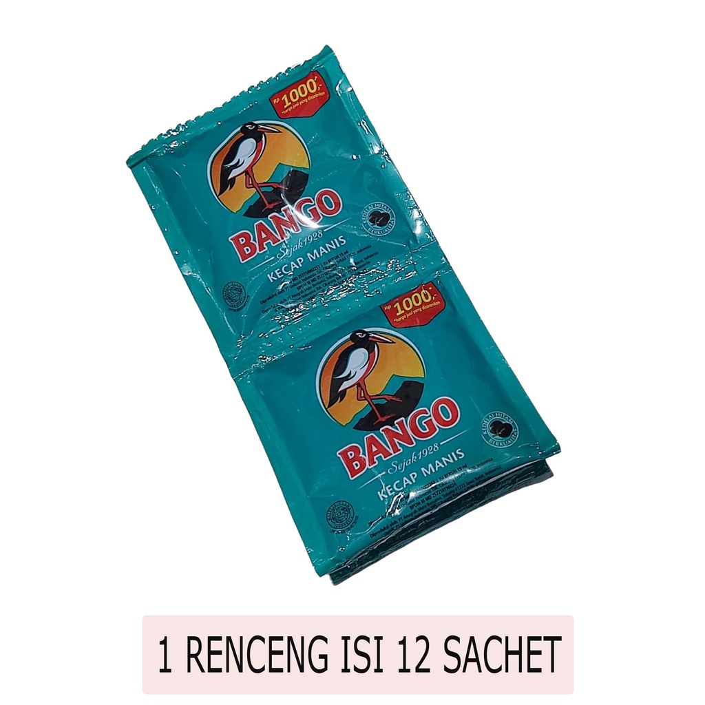 KECAP MANIS BANGO RENCENG ISI 12SACHET