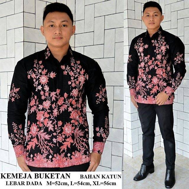 Kemeja Batik Buketan