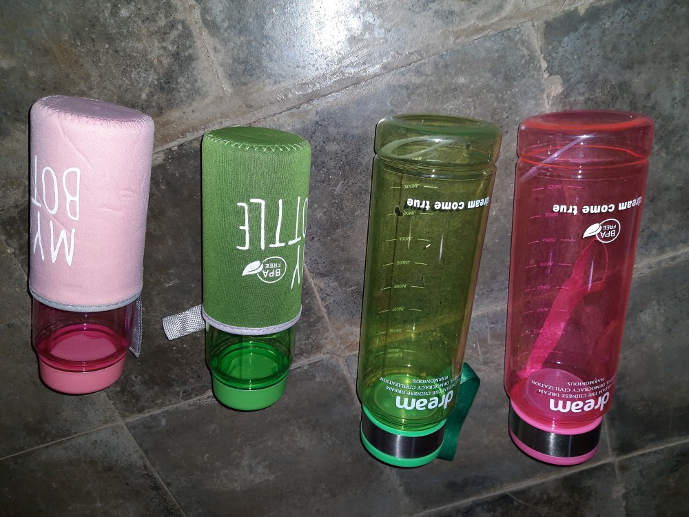 New My Bottle Warna + Pouch Busa / Botol Minum - Genvana