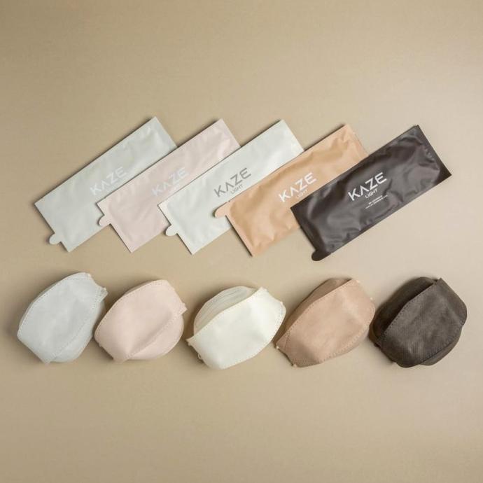 1 BOX KAZE KN94/FFP2 Mask Espresso / MASKER NAGITA
