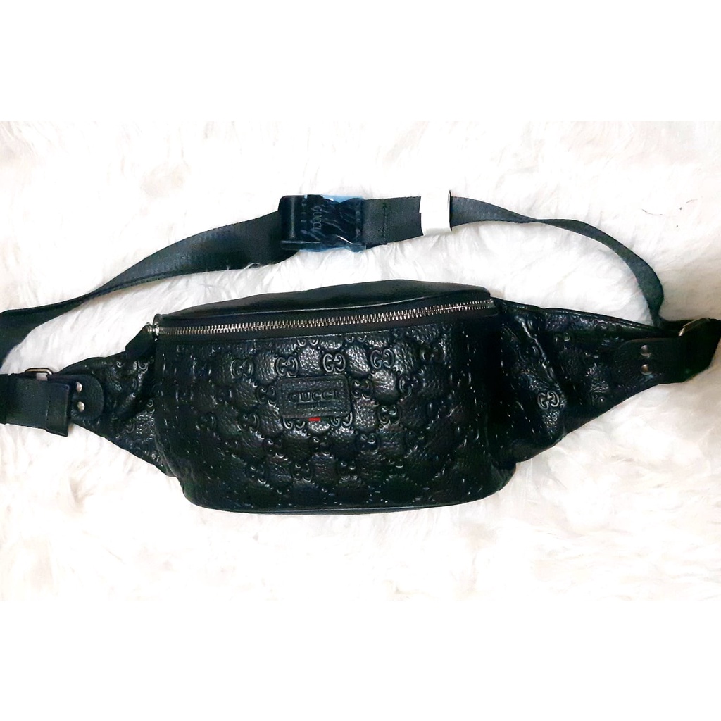 TAS SELEMPANG KULIT ASLI UNISEX / WAIST BAG IMPORT KULIT ASLI UNISEX - G-C