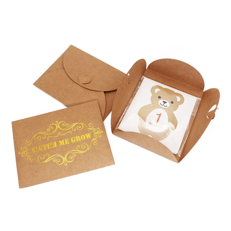 Mary Stiker Motif Hewan Untuk Properti Foto Bayi 1-12 Bulan