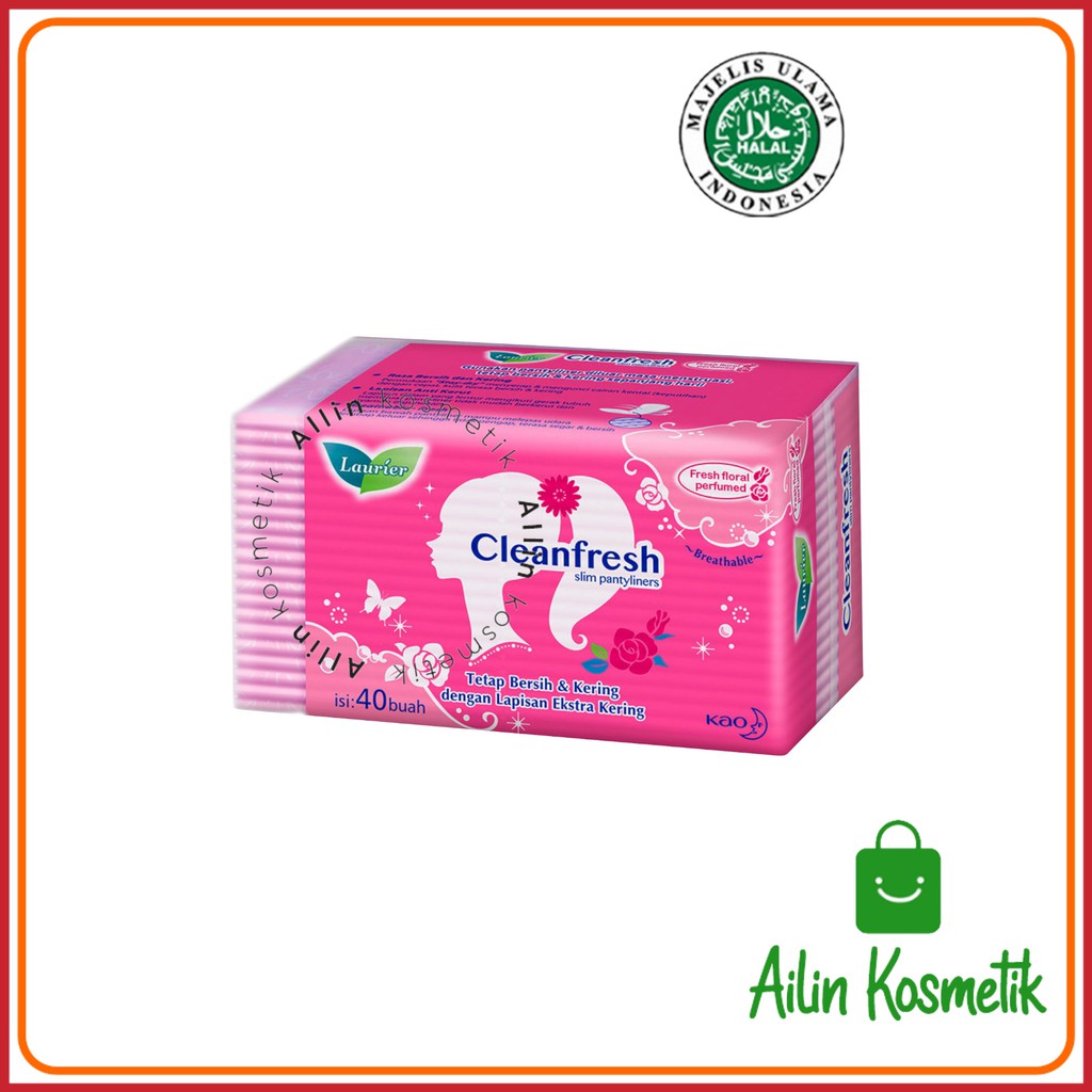 LAURIER Pantyliner Cleanfresh Non Perfume And Perfume ORIGINAL / Slim Pantyliner by AILIN