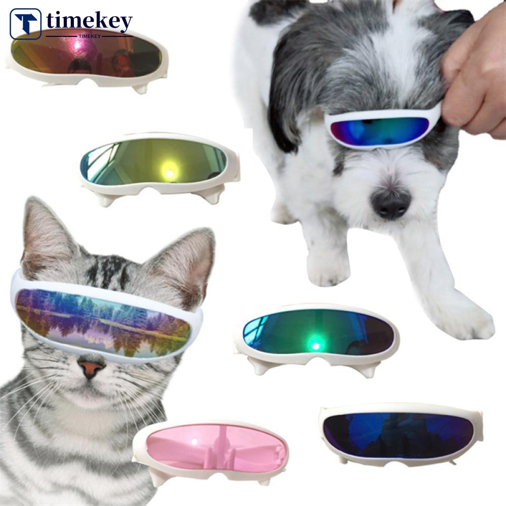 Timekey C9L9 Kacamata Hitam UV Anti Angin Desain Mata Kucinganjing Untuk Properti Fotograficosplay